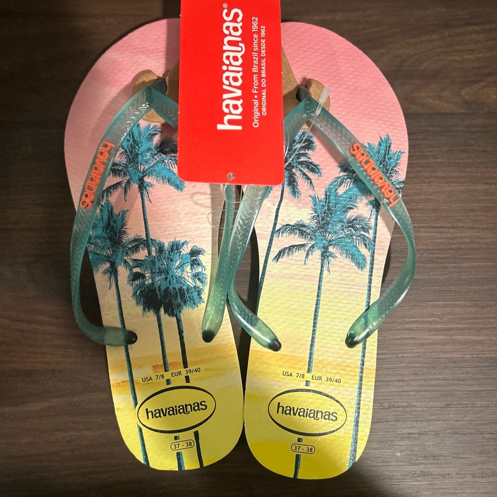HAVAIANAS Palm Tree Flip Flops